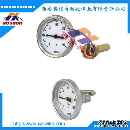 德国wika双金属温度计A43.100表盘式温度计